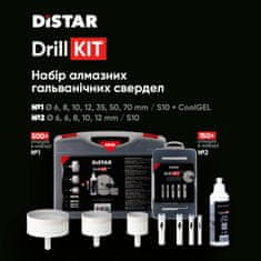 DISTAR Set diamantových vrtákov keramiky DrillKIT 6-70 + CoolGEL