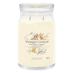 Yankee Candle Sviečka v sklenenej dóze , Jemná vlna a ambra, 567 g