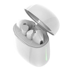 Meliconi Slúchadlá , 497332, SDART PODS WH, do uší, bluetooth, mikrofón, nabíjacie púzdro, USB-C