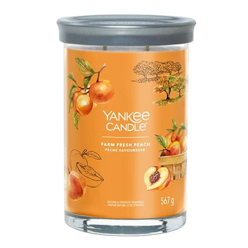 Yankee Candle Sviečka v sklenenom valci , Čerstvá farmárska broskyňa, 567 g