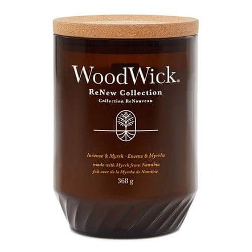 Woodwick Sviečka dekoratívna váza , Kadidlo a myrha, 368 g