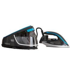 Parná stanica Black+Decker, BXSS2401, 2400W, parný ráz 200 g/min, parný výkon 120 g/min, keramický povrch, objem 1.5 l