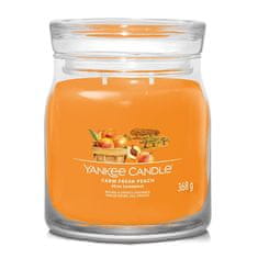 Yankee Candle Sviečka v sklenenej dóze , Čerstvá farmárska broskyňa, 368 g