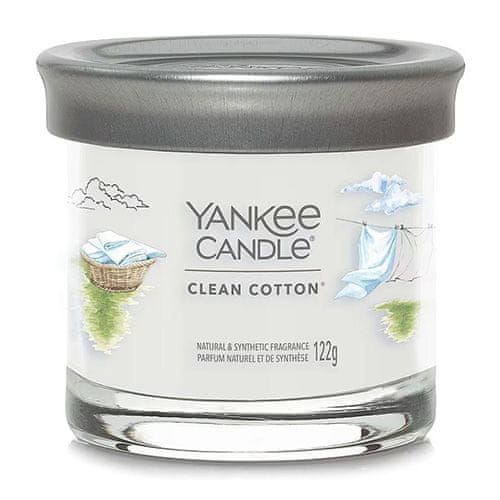 Yankee Candle Sviečka v sklenenom valci , Čistá bavlna, 122 g