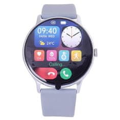 Trevi Chytré hodinky , T-FIT 230 CALL SILVER smartwatch, bluetooth, monitor spánku, zdravotné funkcie