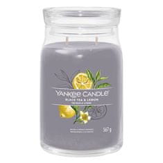 Yankee Candle Sviečka v sklenenej dóze , Čierny čaj s citrónom, 567 g