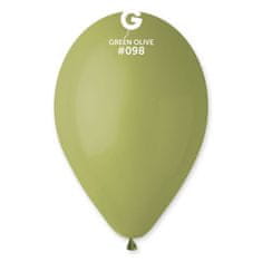 Gemar latexové balóniky olivovo zelené - pastelové - 100 ks - 26 cm