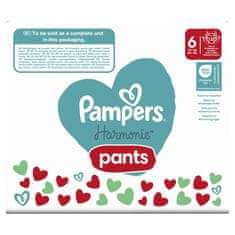 Pampers Harmónia Baby pants veľ. 6, 132 ks, 15kg+ - mesačné balenie