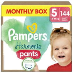 Pampers Harmónia Baby pants veľ. 5, 144 ks, 12kg-17kg