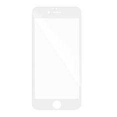Universal Full Glue 5D tvrzené sklo iPhone X White 21036