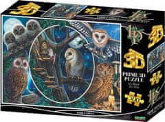 Prime 3D Puzzle Vznešené sovy 3D 500 dielikov