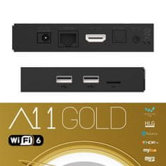 Amiko Prijímač Android smart TV BOX AMIKO A11 GOLD Android