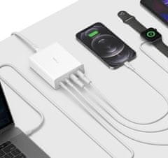 Belkin sieť. nabíjačka 108 W 4-port GaN, 2×USB-C, 2×USB-A, WCH010vfWH