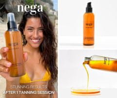 Nega Cosmetics Tan revolution 100% prírodný fluid na rýchle a prirodzené opaľovanie s bronzovým leskom, opaľovací olej, opaľovací krém, telový olej s príjemnou vôňou, 150ml, Negatan