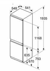 Bosch vstavaná chladnička KIN96VFD0