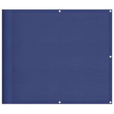 Vidaxl Balkónová zástena modrá 90x1000 cm 100 % polyester oxford