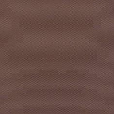 Vidaxl Balkónová zástena hnedá 120x800 cm 100 % polyester oxford