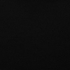 Vidaxl Tieniaca plachta oxfordská látka trojuholníková 5x5x6 m čierna