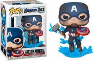 Funko POP! Zberateľská figúrka Marvel Endgame Captain America with Broken Shield and Mjolnir 573