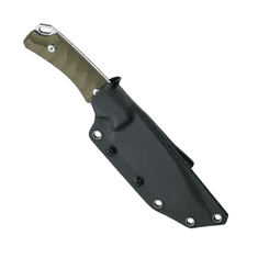 Fox Knives BF-756 OD BLACK LYNX taktický nôž 11 cm, Stonewash, zelená, G10