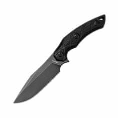 Fox Knives FE-020 EDGE LYCOSA 2 BLACK taktický nôž 12,3 cm, Stonewash, čierna, G10