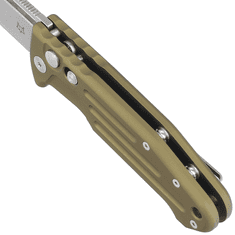 Fox Knives FX-503SP OD NEW SMARTY vreckový nôž 8 cm, Stonewash, zelená, hliník, nylonové puzdro
