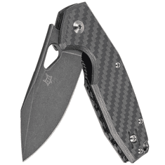 Fox Knives FX-527LI CF VOX YARU FOLDING KNIFE STAINLESS STEEL M398 PVD STONEWASHED BLD,CARBON FIBER