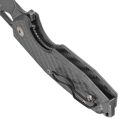 Fox Knives FX-527LI CF VOX YARU FOLDING KNIFE STAINLESS STEEL M398 PVD STONEWASHED BLD,CARBON FIBER