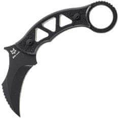 Fox Knives FX-803 TRIBAL K pevný nôž - karambit 7,8 cm, celočierna, G10, puzdro Kydex