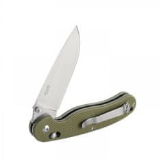 Ganzo Knife D727M-GR D2 všestranný vreckový nôž 8,9 cm, šedá, zelená, G10