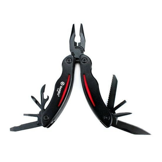 Ganzo Multi Tool G109 multifunkčný nôž - kliešte, čierna, modrá, 10 funkcií