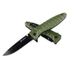 Ganzo Knife G620-G1 vreckový nôž 8,8 cm, čierna, zelená, plast ABS