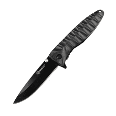 Ganzo Knife G620-B1 vreckový nôž 8,8 cm, celočierna, plast ABS