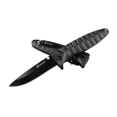 Ganzo Knife G620-B1 vreckový nôž 8,8 cm, celočierna, plast ABS