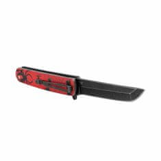 Ganzo Knife G626-RD vreckový nôž 9,6 cm, čierna, červená, plast ABS, motív pavúka