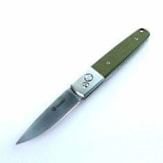 Ganzo Knife G7211-GR automatický vreckový nôž 8,5 cm, zelená, nerezová oceľ, G10