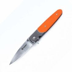 Ganzo Knife G743-1-OR vreckový nôž 8,7 cm, Satin, oranžová, G10, oceľ