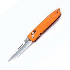 Ganzo Knife G746-1-OR vreckový nôž do prírody 8,5 cm, Satin, oranžová, G10