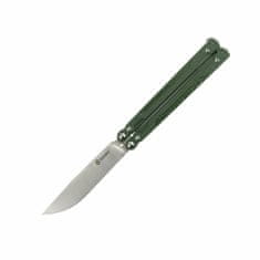 Ganzo Knife G766-GR vreckový nôž - motýlik 8,9 cm, zelená, G10