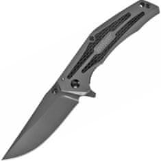 Kershaw K-8300 DUOJET vreckový nôž s asistenciou 8,3 cm, titánový povlak, oceľ, uhlíkové vlákno