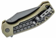 Kershaw K-8760 FAULTLINE vreckový nôž 7,6 cm, olivovo-čierna, GFN