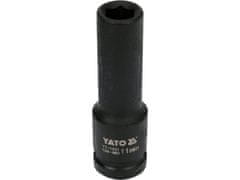 YATO Nadstavec 1/2" rázový šesťhranný hlboký 11 mm CrMo