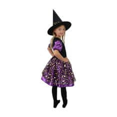 Rappa Detský kostým čarodejnice fialovo-čierna (S) e-obal
