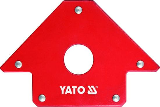 YATO Uholník magnetický na zváranie 22,5 kg s otvorom