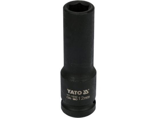 YATO Nadstavec 1/2" rázový šesťhranný hlboký 12 mm CrMo