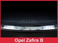 Avisa Nerezový kryt hrany kufra, Opel Zafira B, 2005-2014