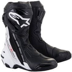 Alpinestars topánky SUPERTECH R 22 Vented černo-biele 43