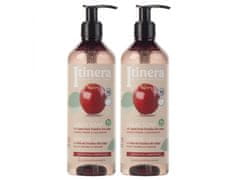 sarcia.eu ITINERA Ochranné tekuté mydlo s jablkom z Trentina, 95% prírodných zložiek 370 ml 2 szt