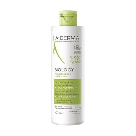 A-Derma Hydratačné odličovacie mlieko Biology (Make-Up Remover Lotion) 400 ml