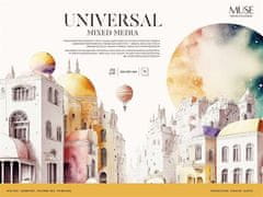 SHKOLYARYK Skicak "Mix Media Universal", mix motívov, A4+, 12 listov, PB-GB-012-104